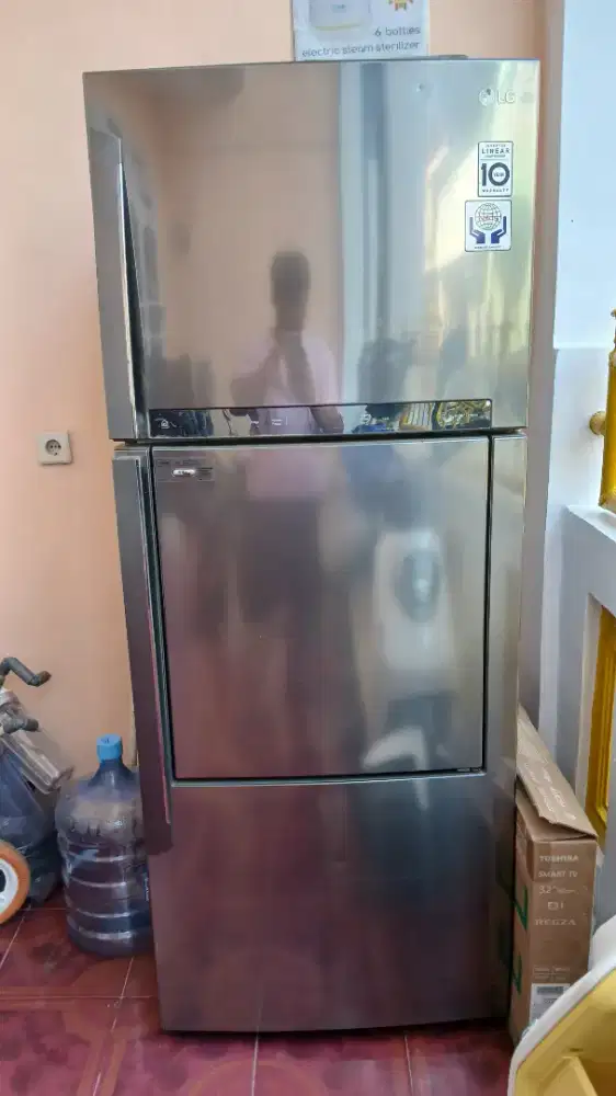 KULKAS LG INVERTER 2 PINTU + 1 PINTU TENGAH KONDISI MATI