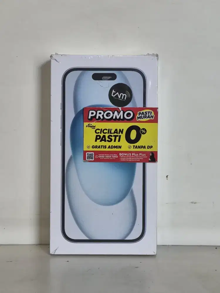 IPHONE 15 128 PAKAI KARTU KREDIT BUNGA 0% ADMIN 0% CICILAN FLAT