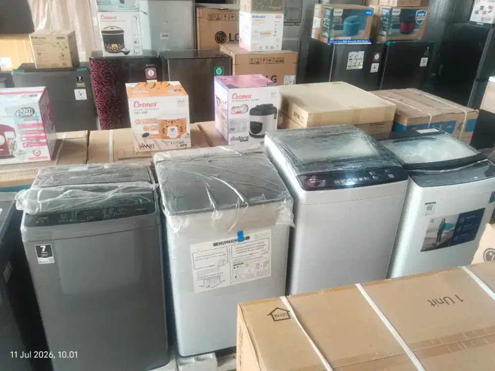 Kredit resmi mesin cuci bergaransi resmi. Tanpa DP, Syarat Cukup KTP