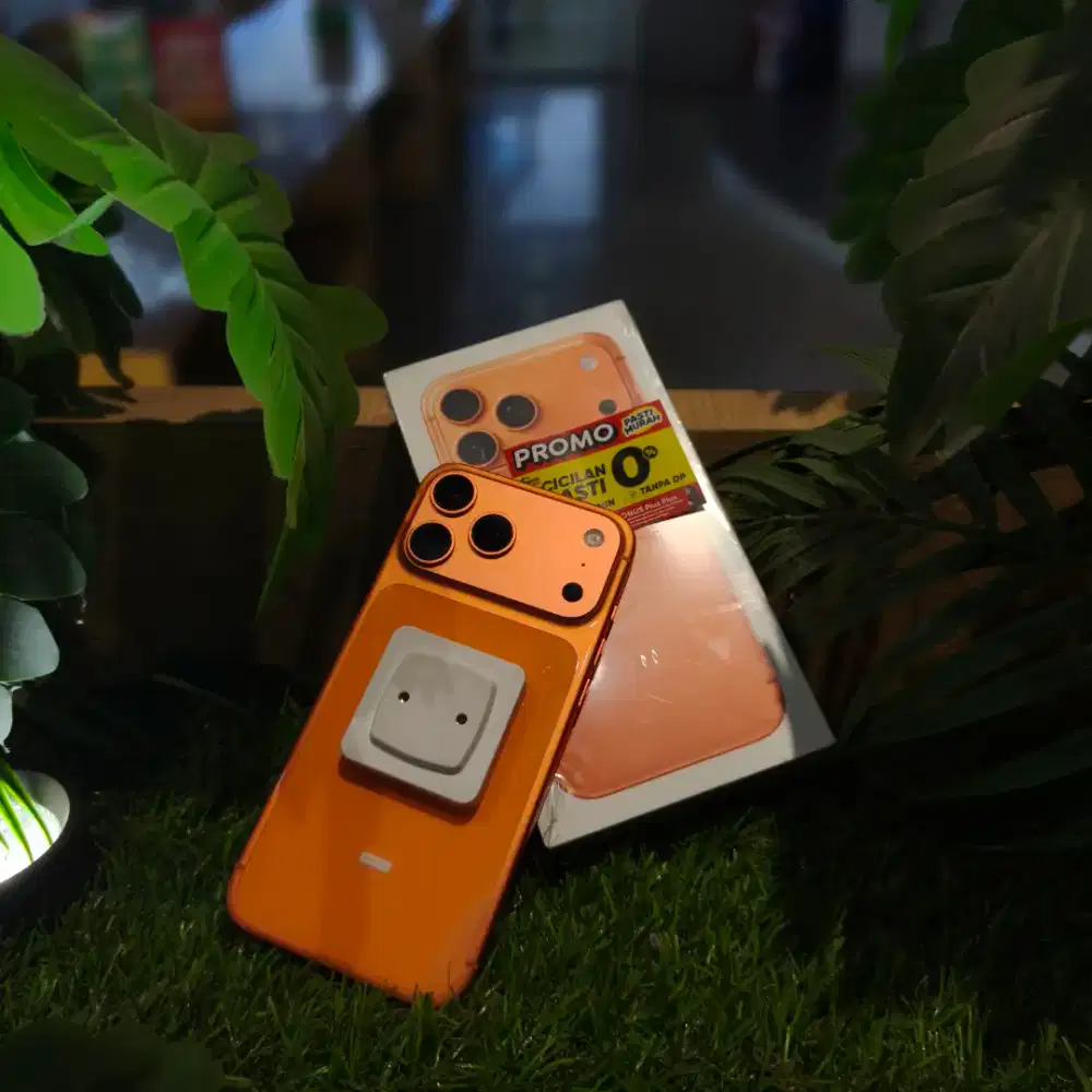 iPhone 17 Pro Max 256gb Orange Garansi Resmi Ibox + Garansi Tambahan