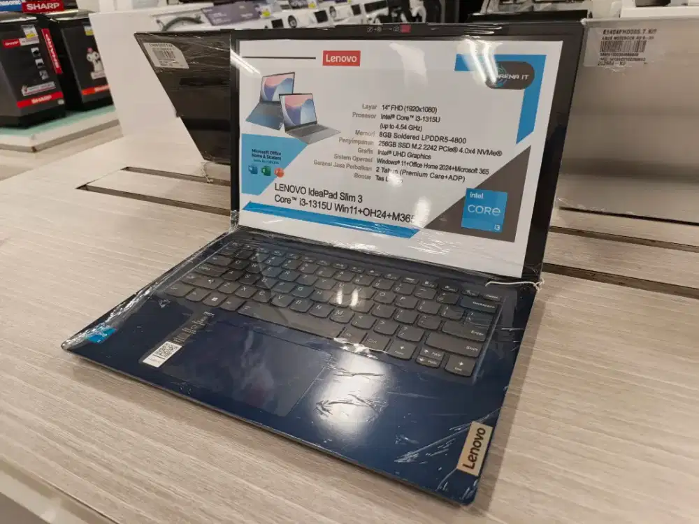 Laptop lenovo i3 ideapad slim 3