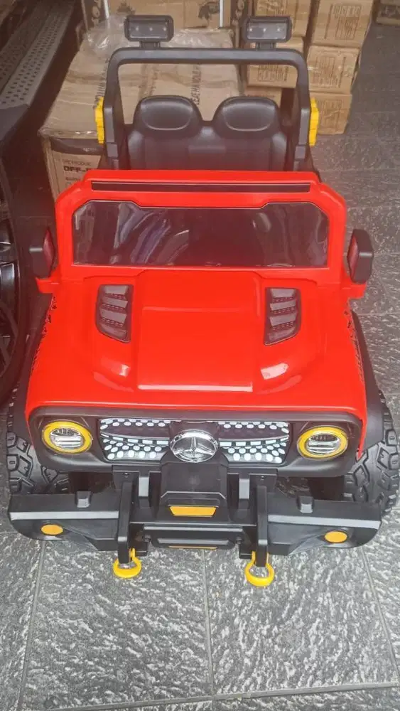 Mobil aki anak jeep exotic ejp-7718 red