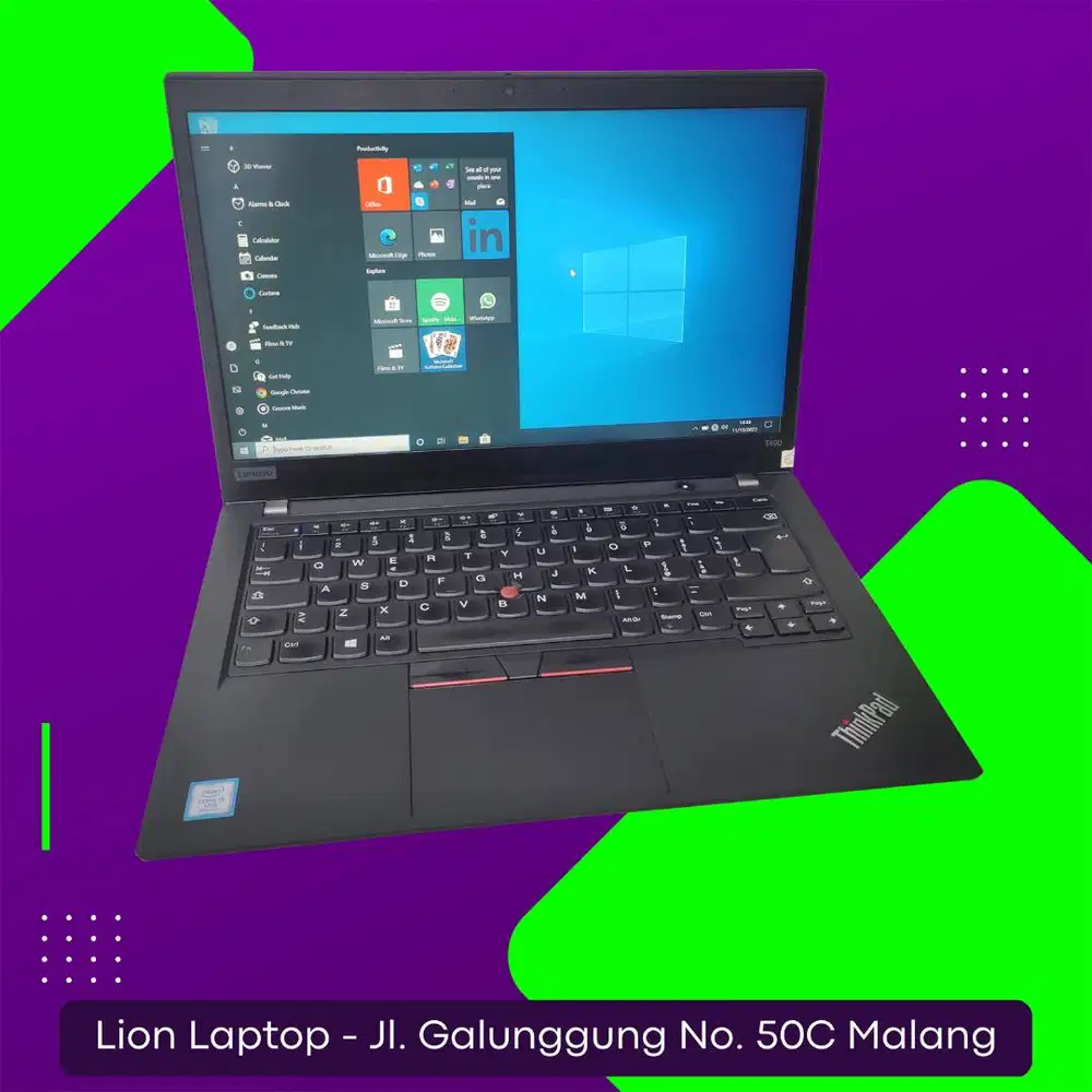 RAM 16GB i5 Gen 8 SSD 256GB Lenovo Thinkpad T490 [11|07]