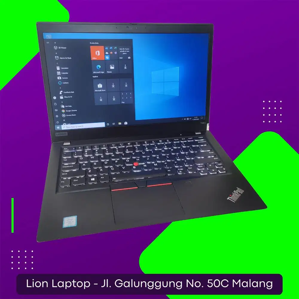 RAM 16GB SSD 256GB Core i5 Slim Lenovo Thinkpad T490s [11|07]