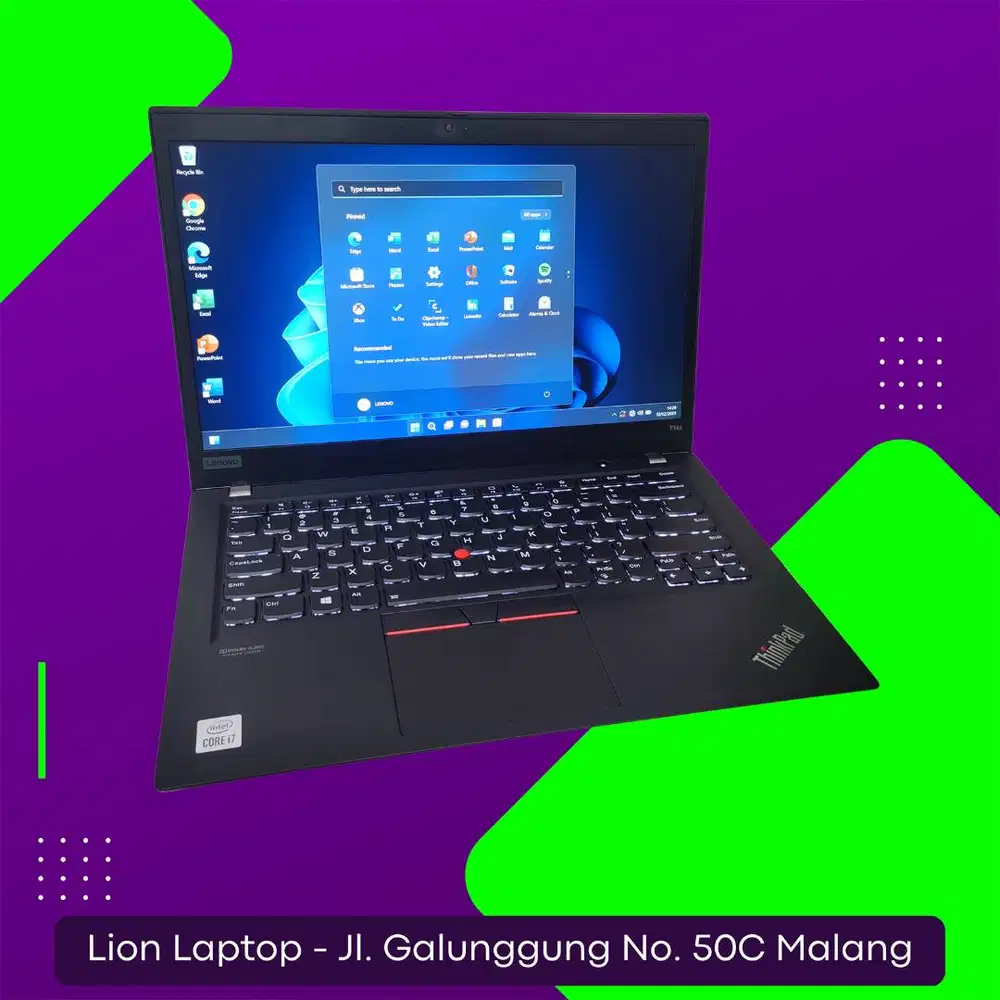 RAM 16GB Core i7 Gen 10 Slim SSD 256GB Lenovo Thinkpad T14S [11|07]