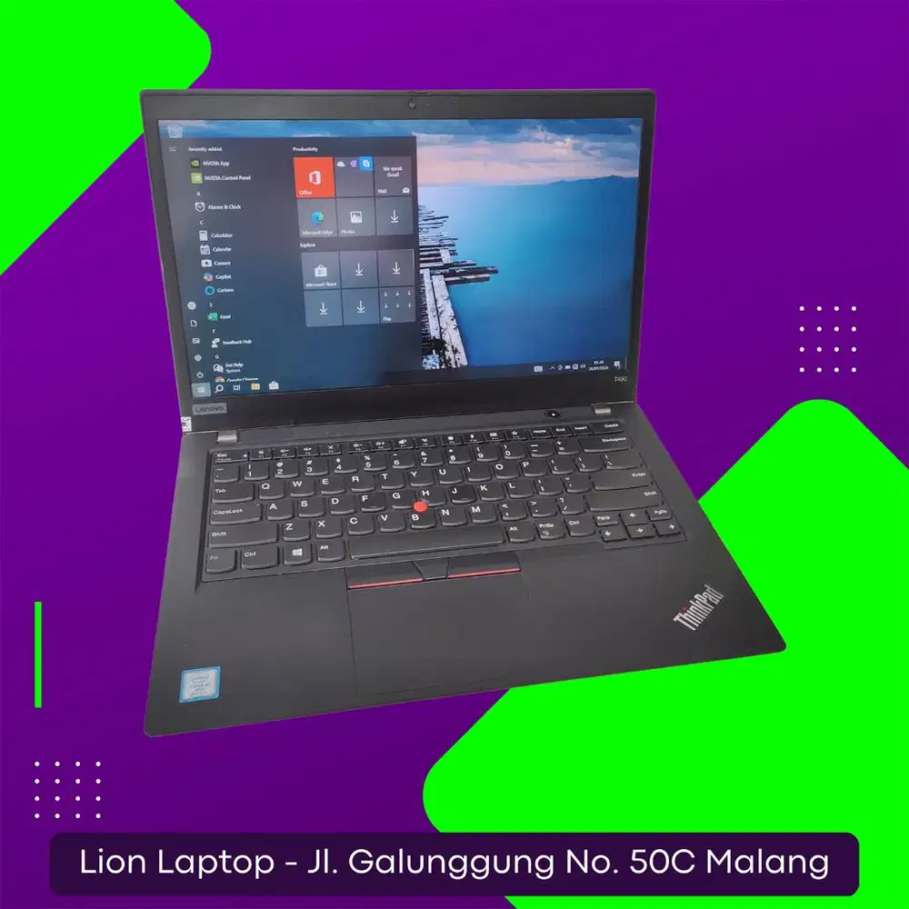 Double VGA NVIDIA Core i5 8/256 Slim Lenovo Thinkpad T490 [11|07]
