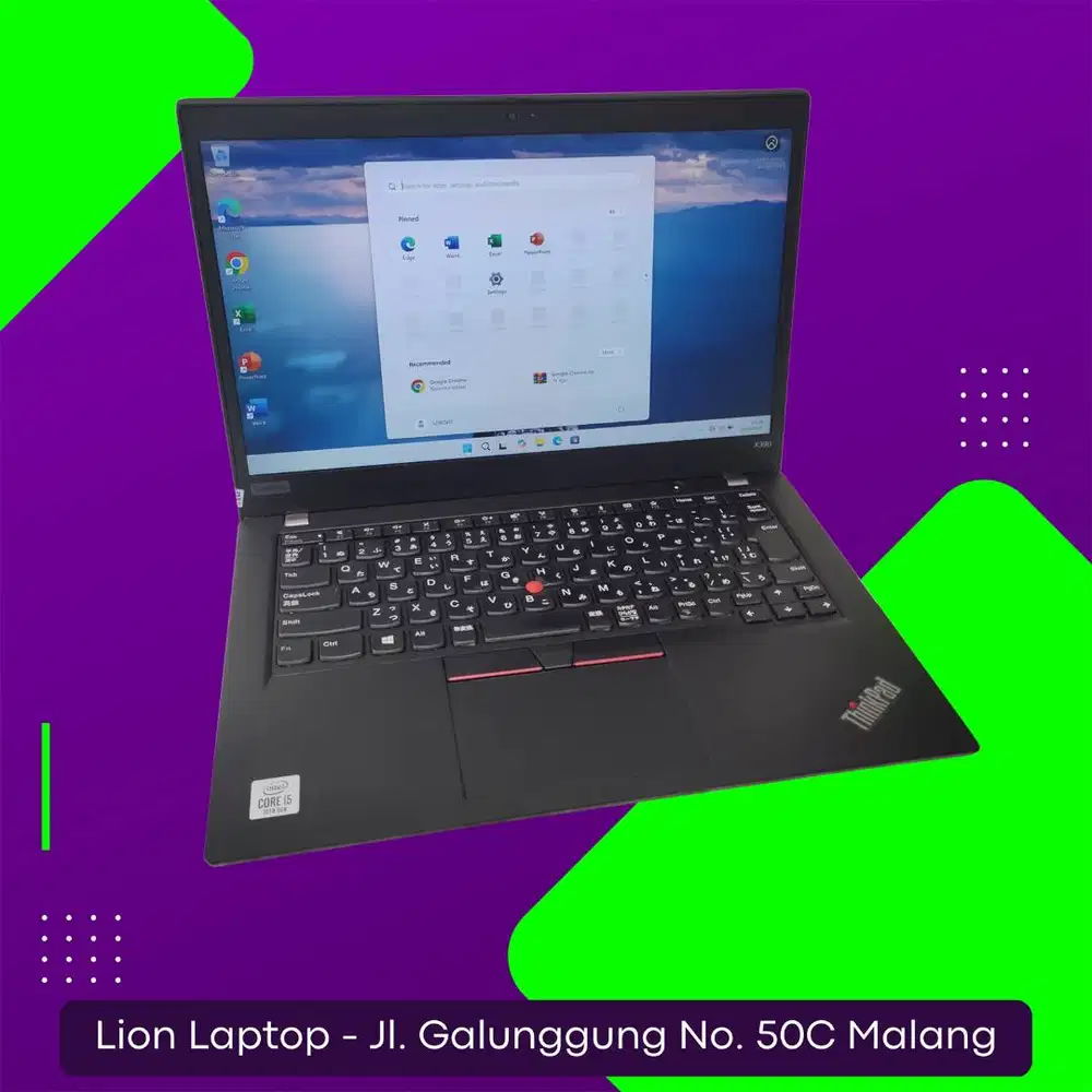 i5 GEN 10 Murah RAM 8GB Lenovo Thinkpad X390 [11|07]