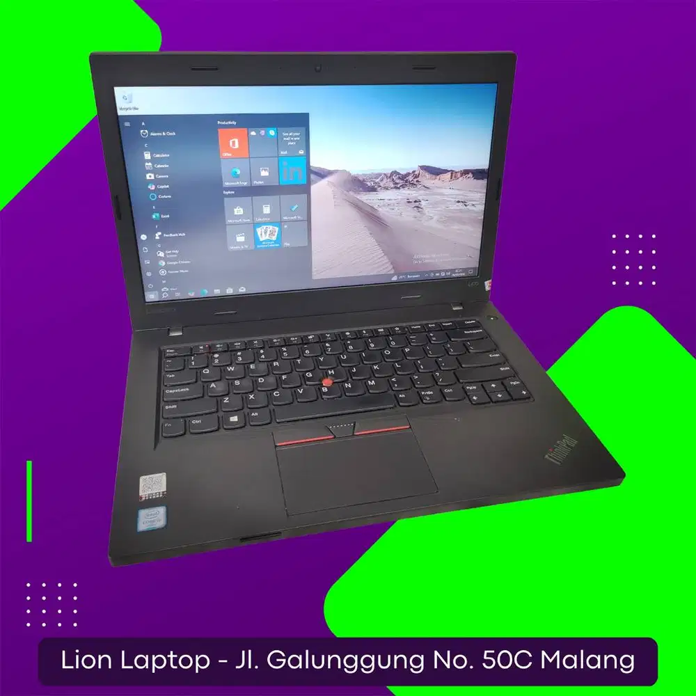 Double VGA Core i5 RAM 8 SSD Lenovo Thinkpad L470 [11|07]
