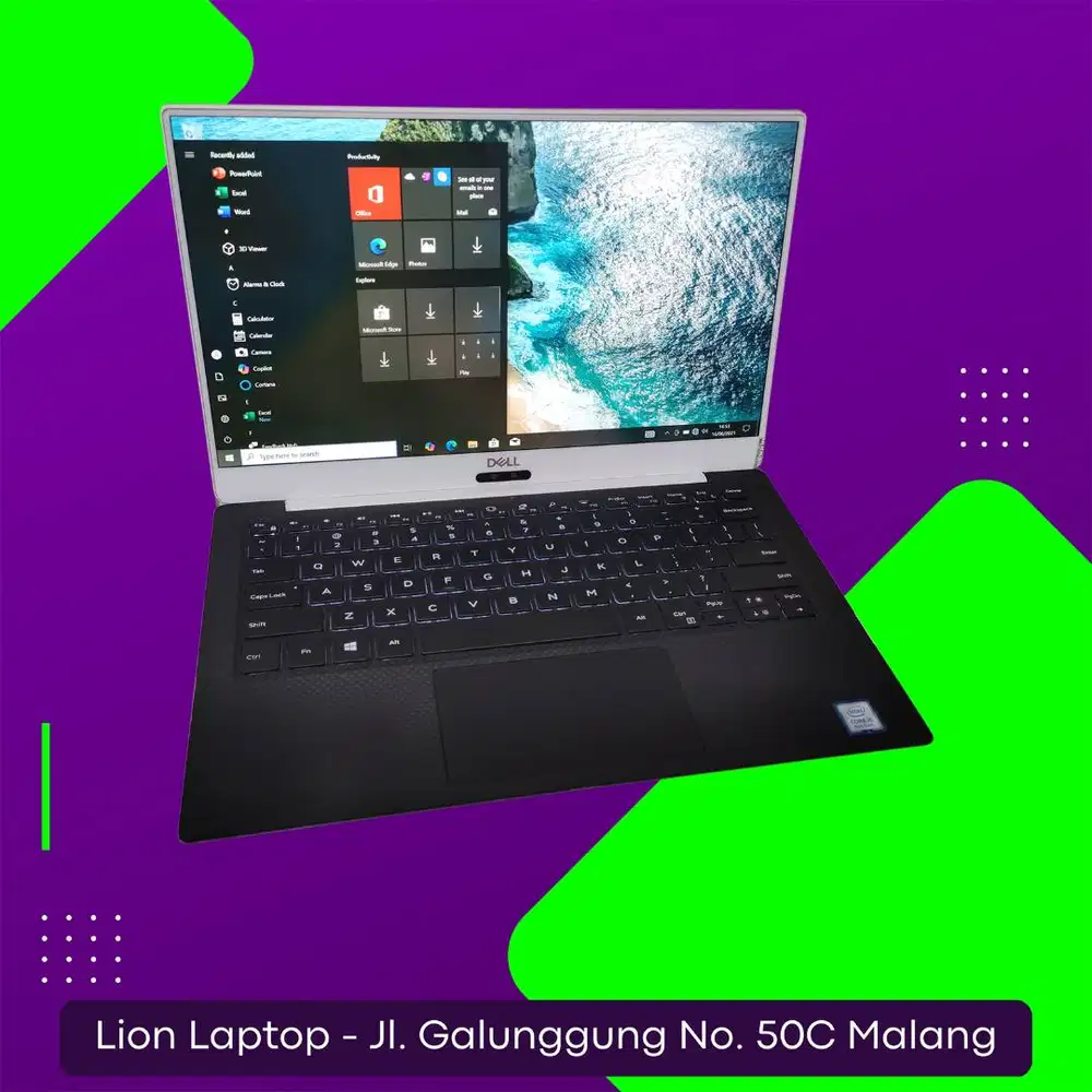 Slim & Ringan Core i5 RAM 8 SSD 256 DELL XPS 13 9370 [11|07]