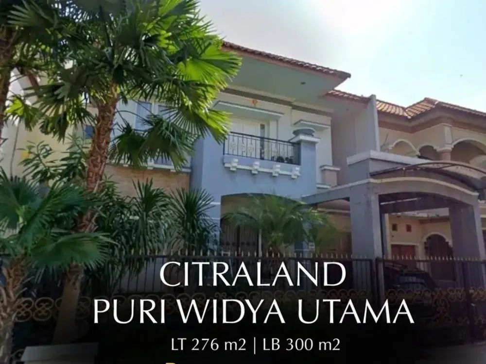 Dijual Rumah Puri Widya Utama, Citraland