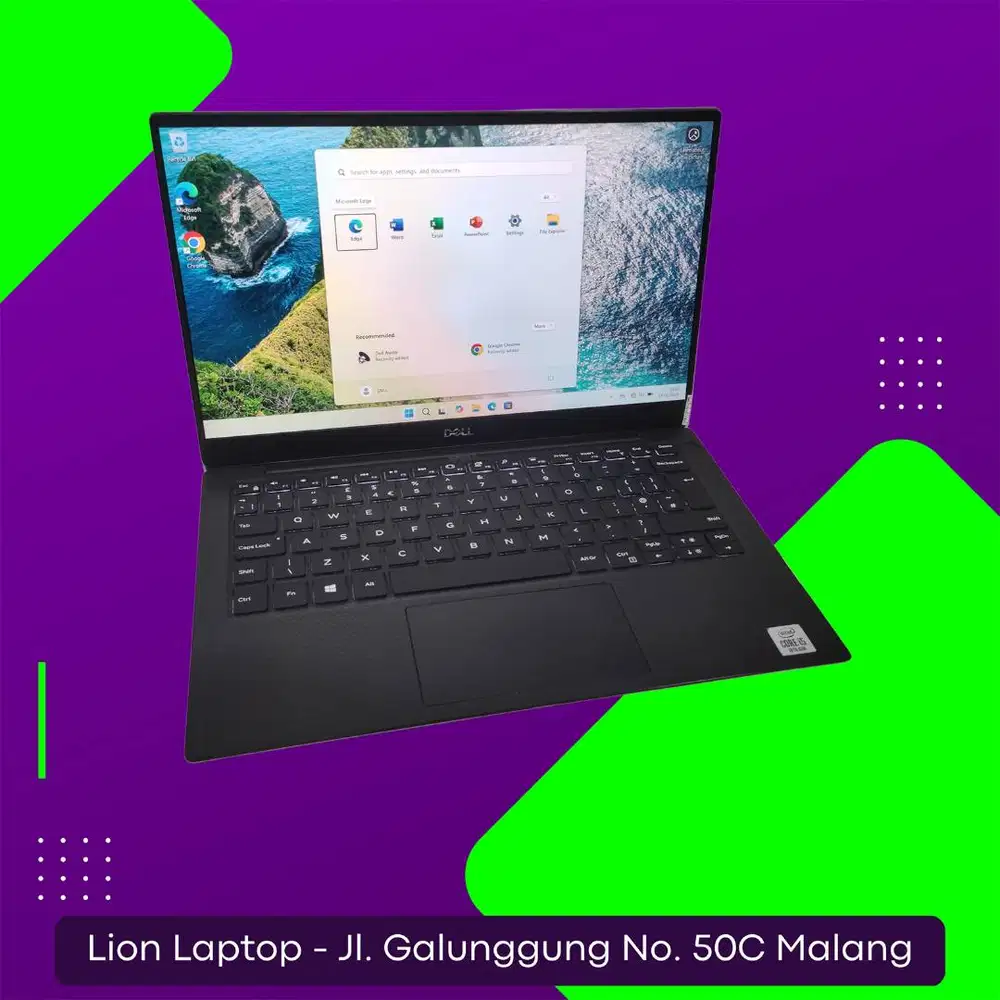 Slim & Ringan Core i5 gen 10 RAM 8 SSD 256 DELL XPS 13 7390 [11|07]