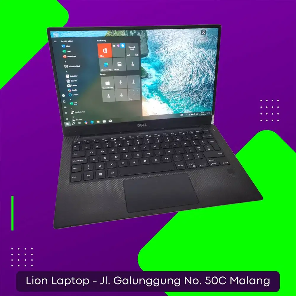 Slim & Ringan Core i7 RAM 8 SSD 256 DELL XPS 13 9360 [11|07]