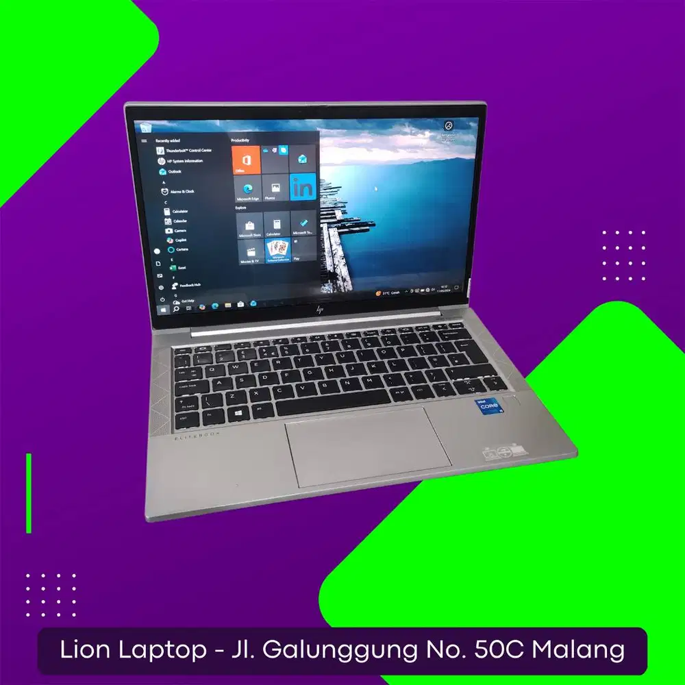 Alumunium Body Core i5 Gen 11 8/256 Slim HP Elitebook 830 G8 [11|07]