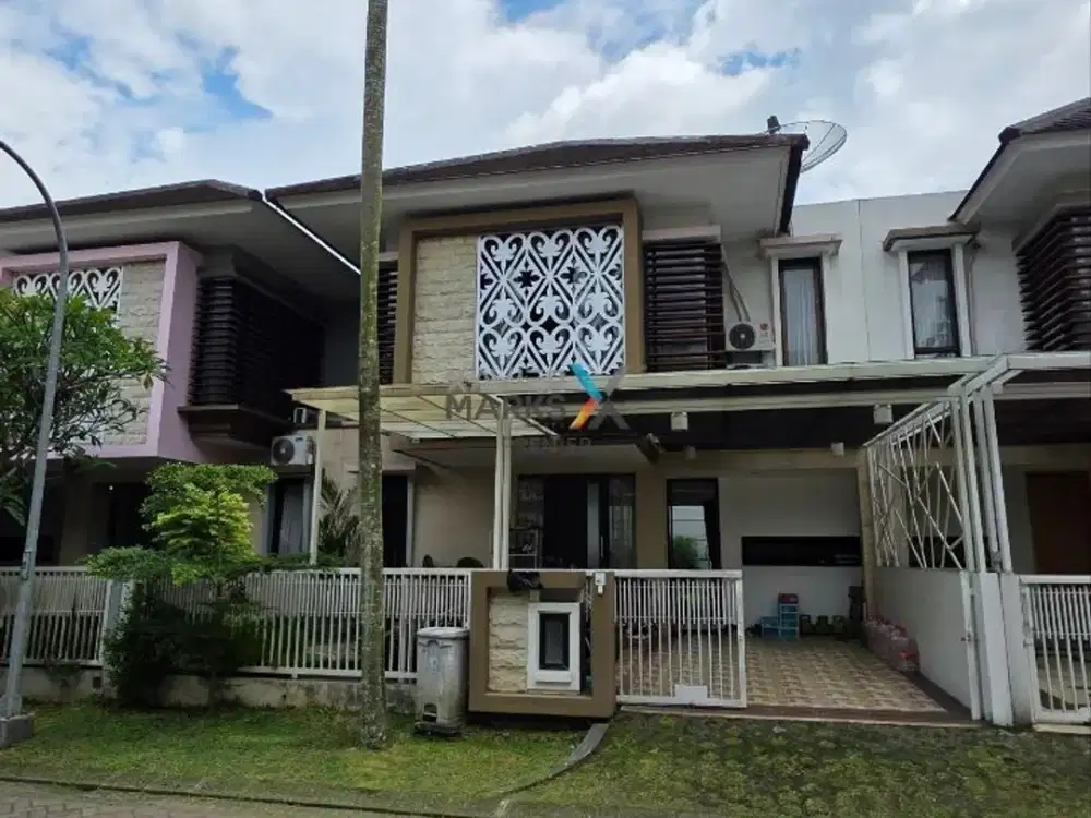 DIJUAL Rumah Minimalis Modern 2Lt Full Furnish Siap Huni Keamanan 24 Jam Fasilitas Lengkap Dekat ke Bandara dan Gerbang Tol di Grand Permata Jingga