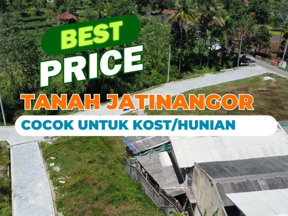 Tanah Strategis Jatinangor Cocok untuk Kos & Hunian