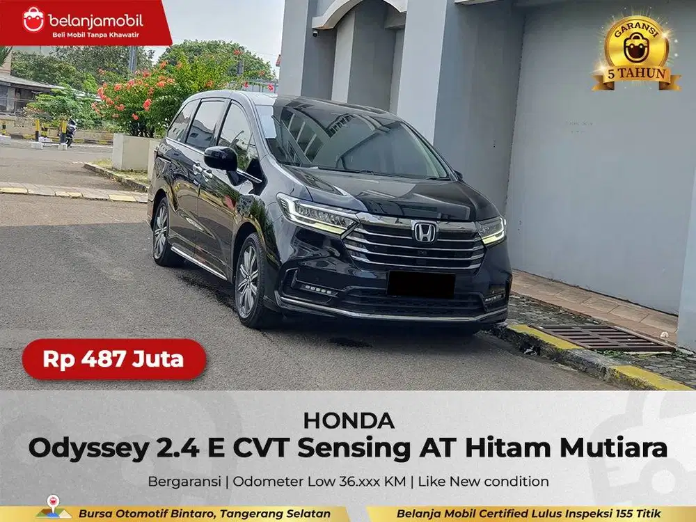 [ KM LOW 36RB ] Honda Odyssey 2.4 E CVT Sensing AT 2021/2022