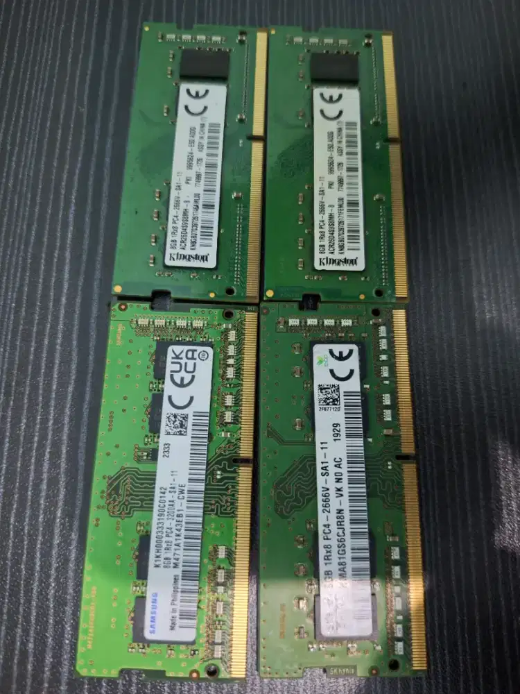 Bismillah dijual ram laptop ddr4 8gb kondisi ok tes ok