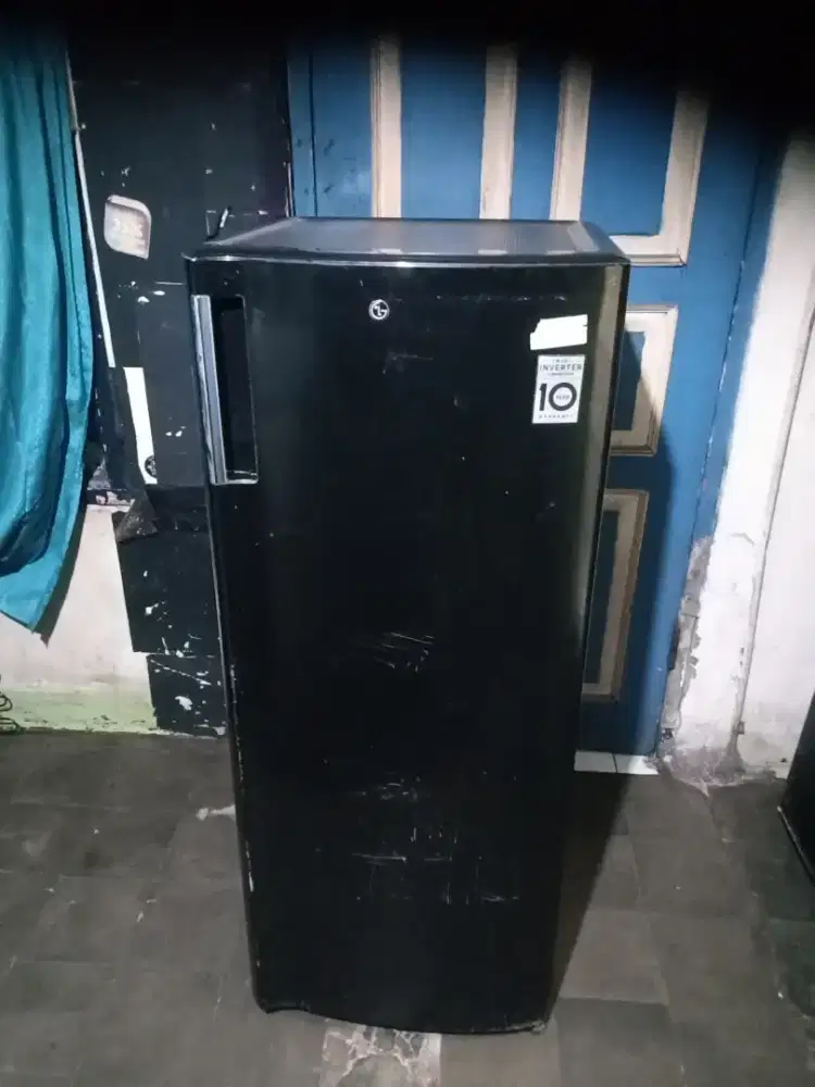 Jual frizer LG inverter 6 tahap mesin ori dingin beku bisa diantar