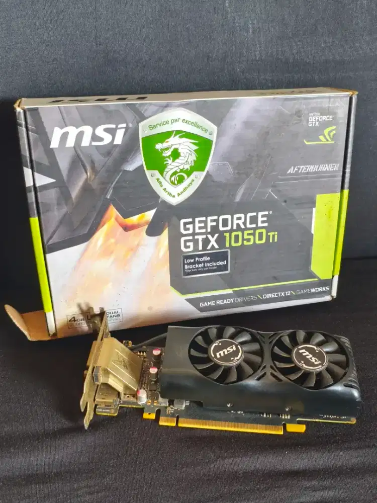 VGA MSI Geforce GTX 1050 Ti Low Profile (LP) 4GB DDR5