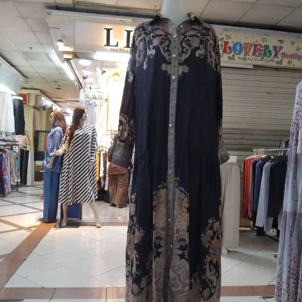 Di jual baju gamis bahan silk