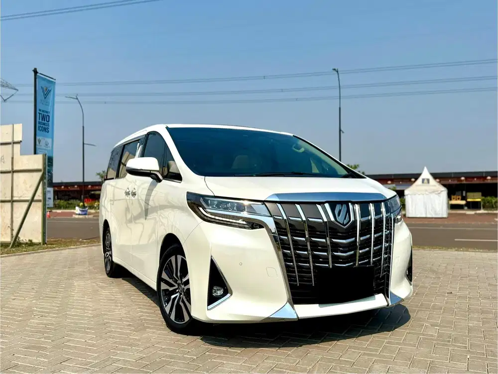 (KM 13 RIBU) Toyota Alphard G TSS Bensin Putih 2023 LIKE NEW!