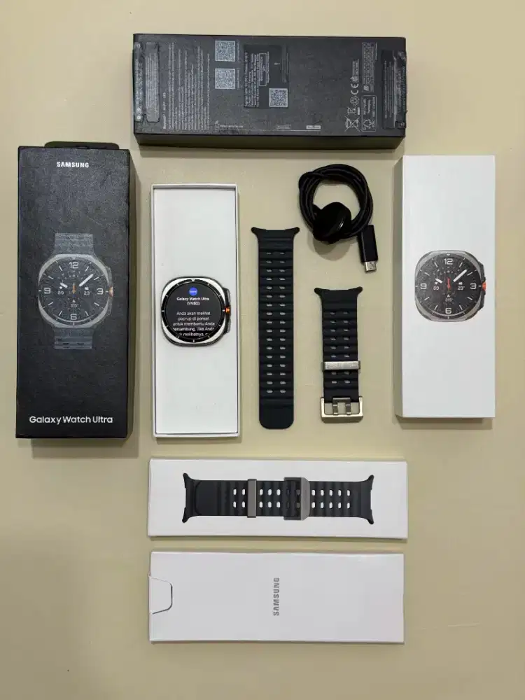 Samsung Watch Ultra 47mm - Titanium Silver - Resmi Indo