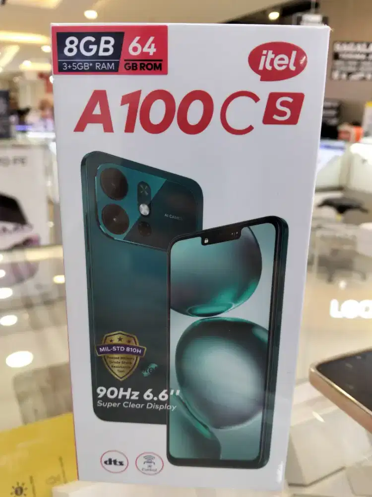 Itel A 100 C S ram 8 GB
