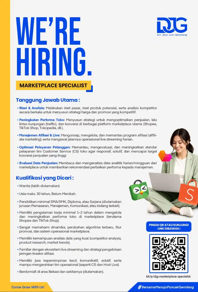 Marketplace Specialist / E-commerce Specialist
