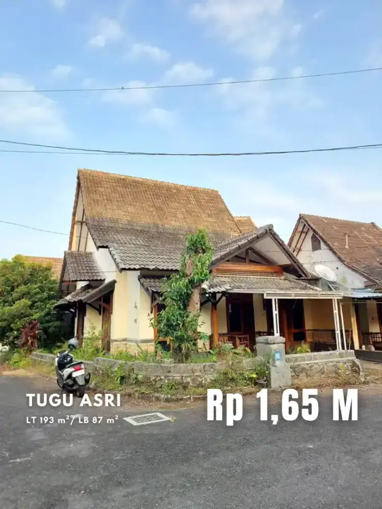 Dijual Rumah Hook Luas di Perumahan Tugu Asri Palagan