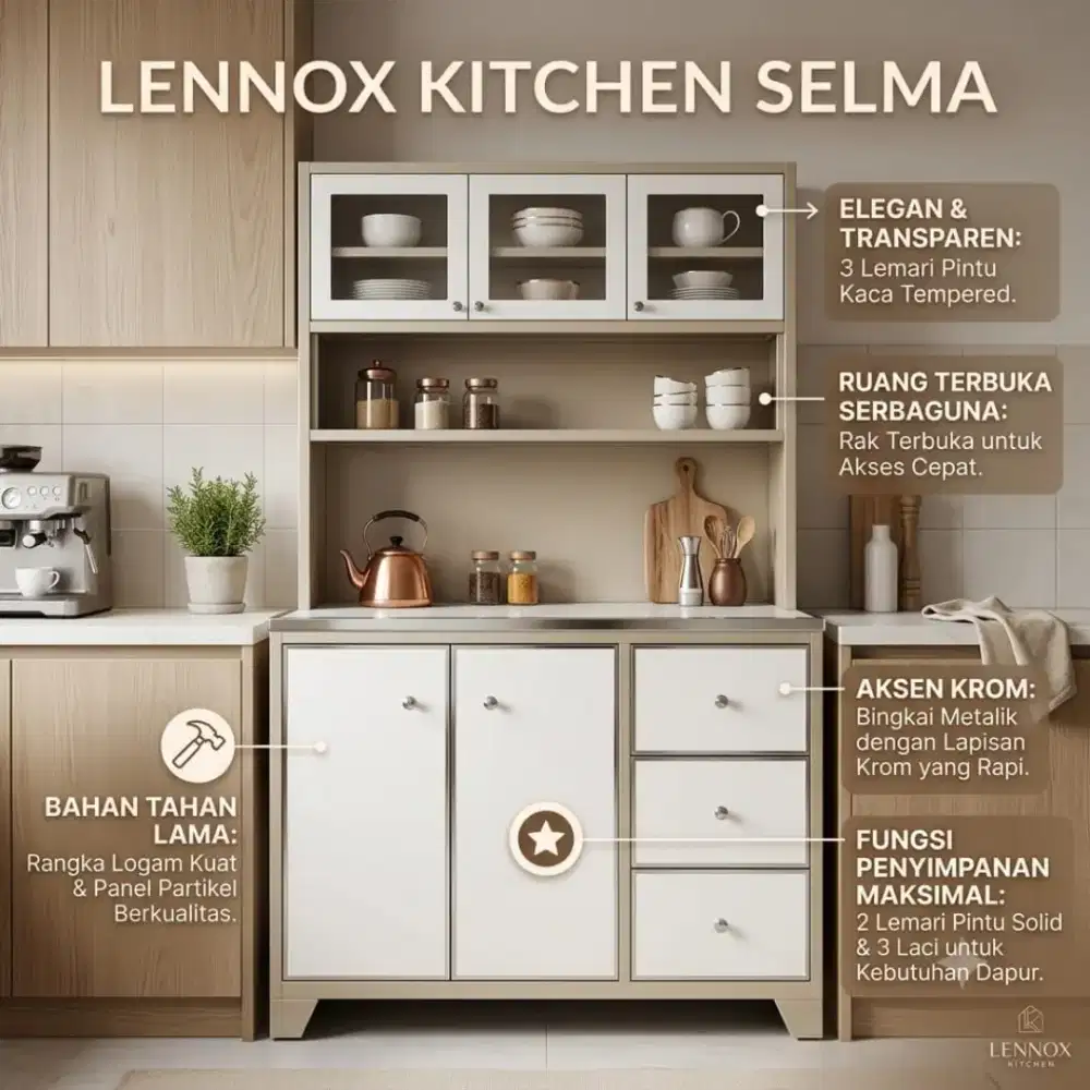 Lennox kitchen set Selma