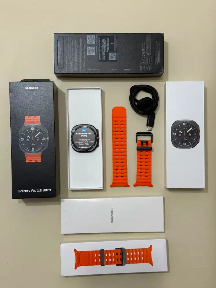 Samsung Watch Ultra 47mm 2025 - Titanium Gray - Garansi on Des 2027