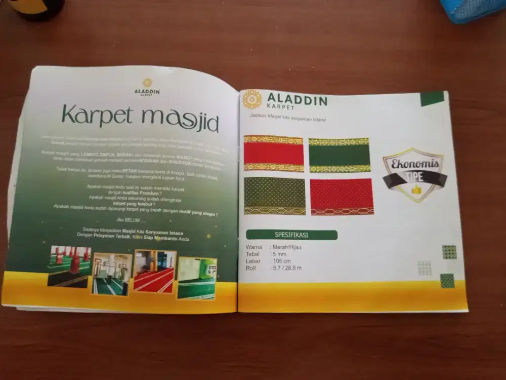 Toko karpet masjid madiun dan magetan Aladdin karpet sajadah Magetan
