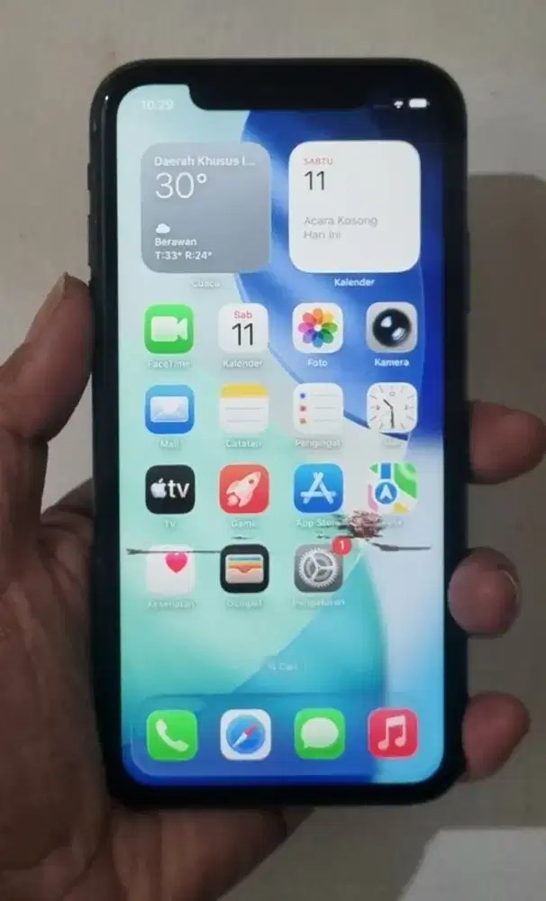 Iphone 11 64gb unit kabel data