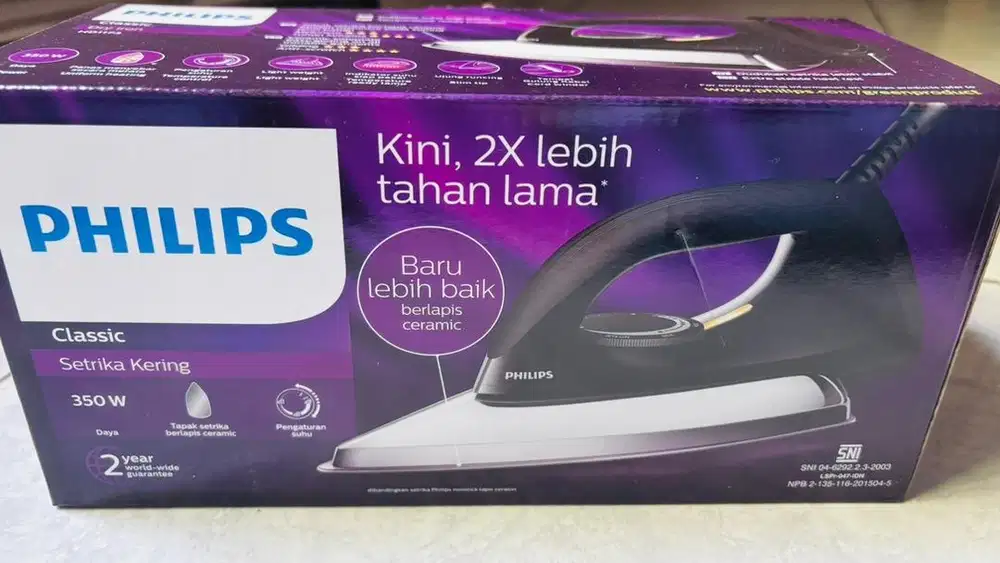 Setrika Philips HD-1173 (BARU)