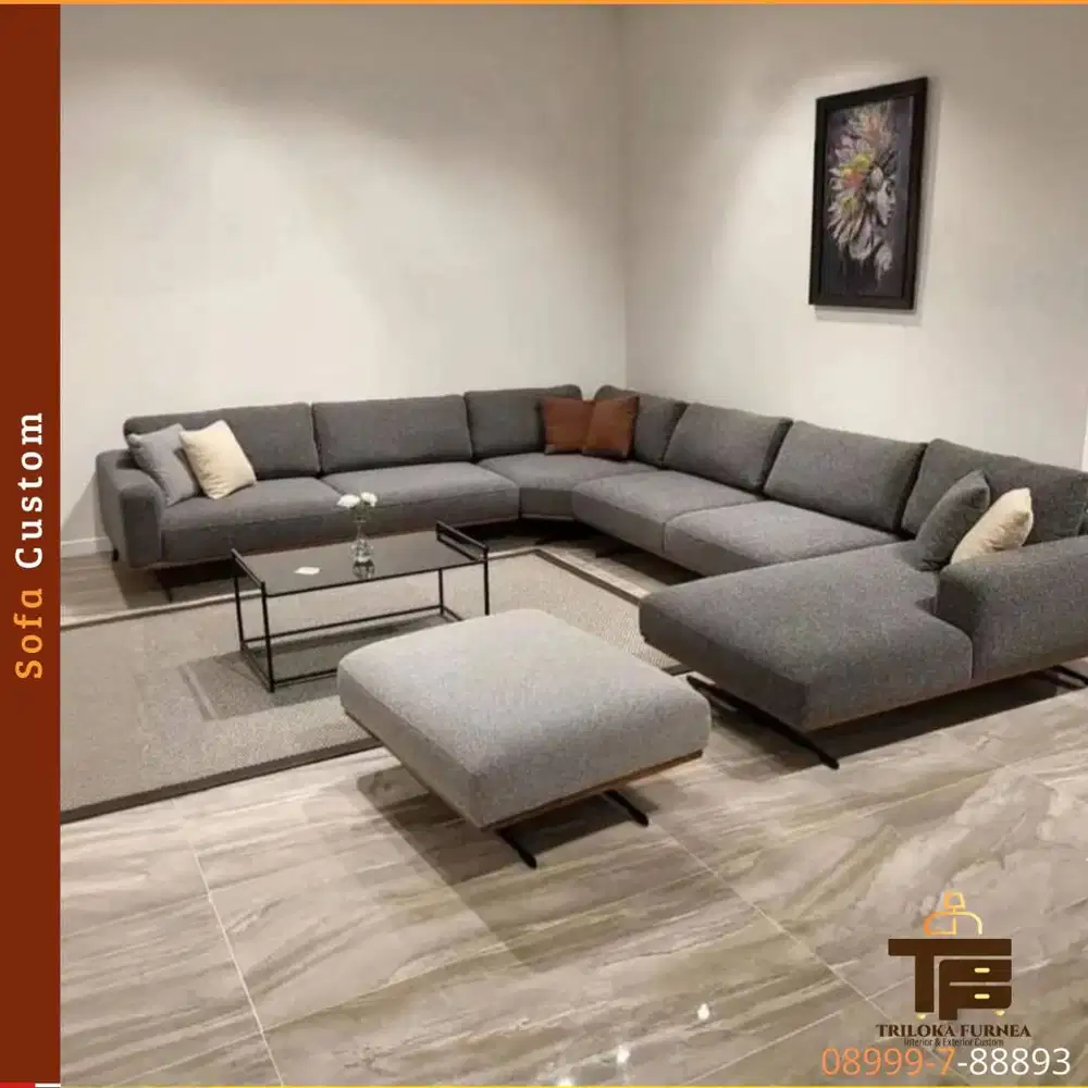 Sofa Custom Mewah Cocok Rumah Kantor Cafe dan Hotel