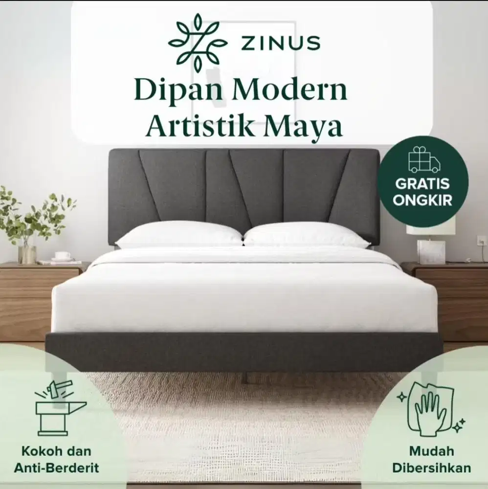 Dipan kasur Zinus 180x200cm