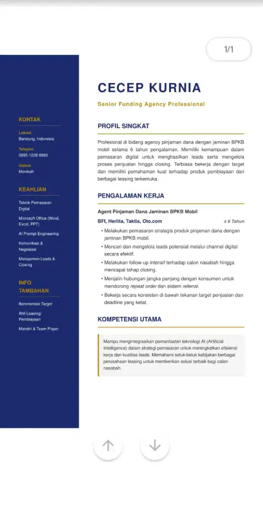 Info loker nya securtiy rumahan