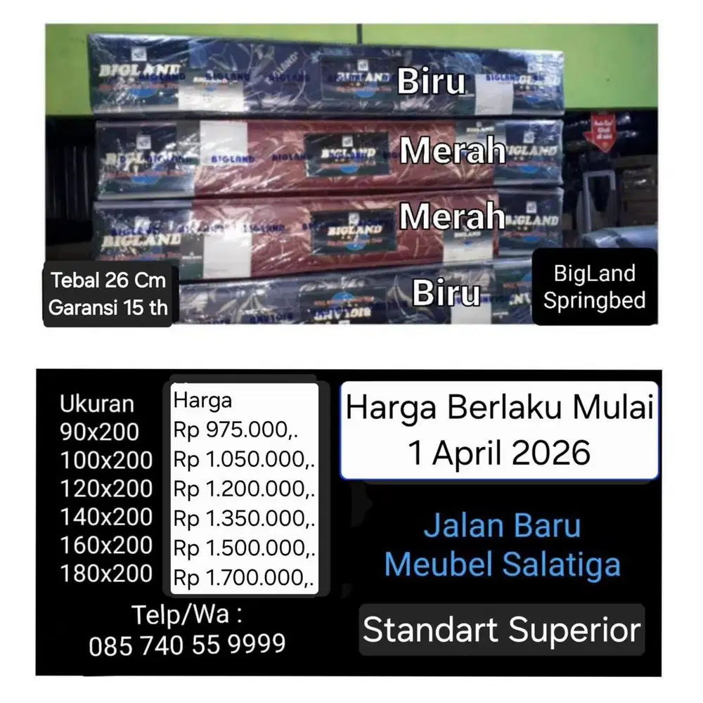 KASUR BUSA busa dicicil Dp 0%