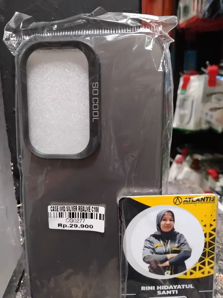CASE IMD SILVER REALME C100 | ATLANTIS DAHSYAT