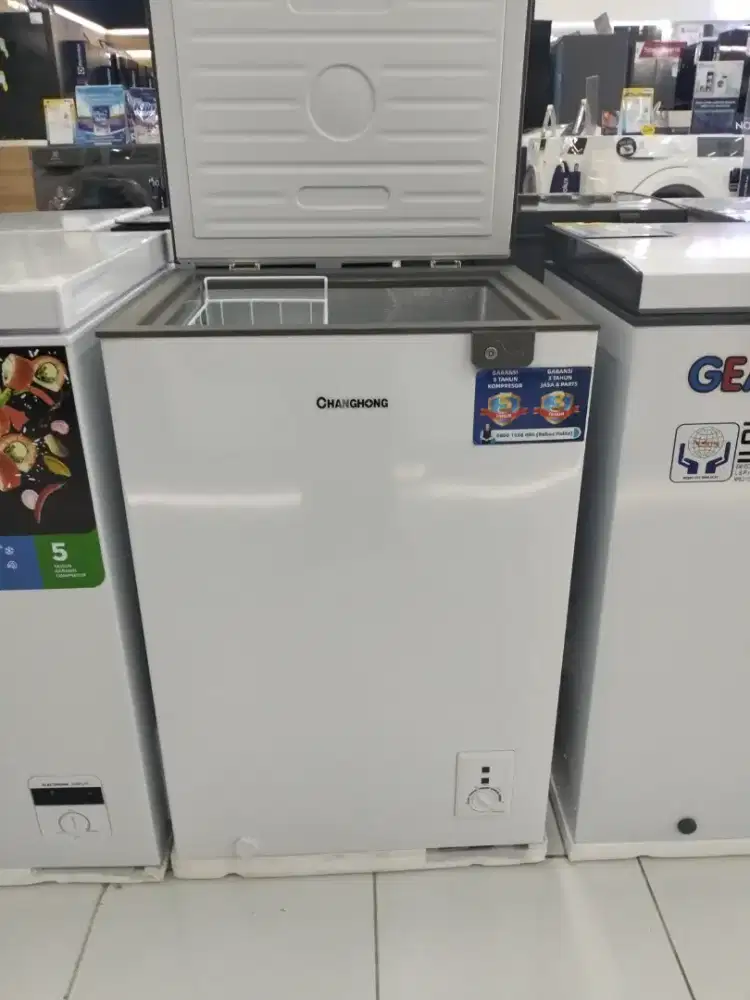 Ready stok mesin cuci, kulkas, freezer