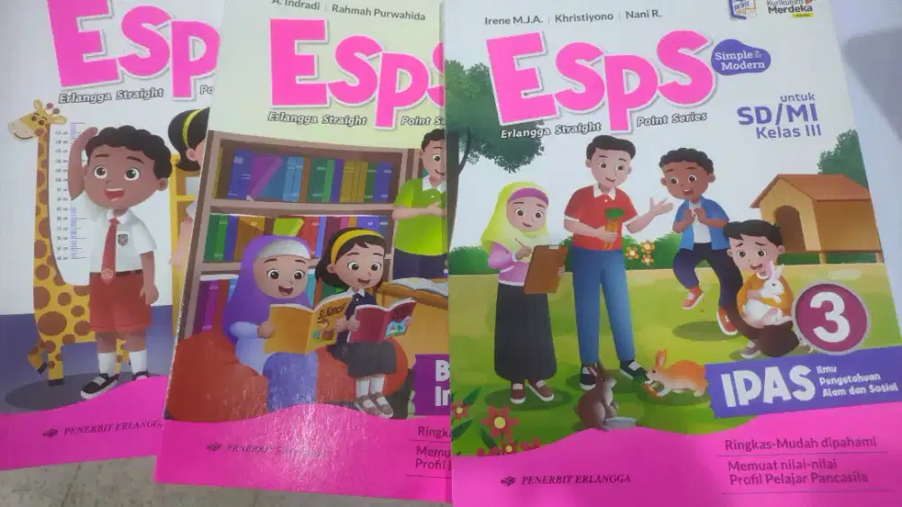 3 Buku Erlangga ESPS Revisi Kurmer kelas 3