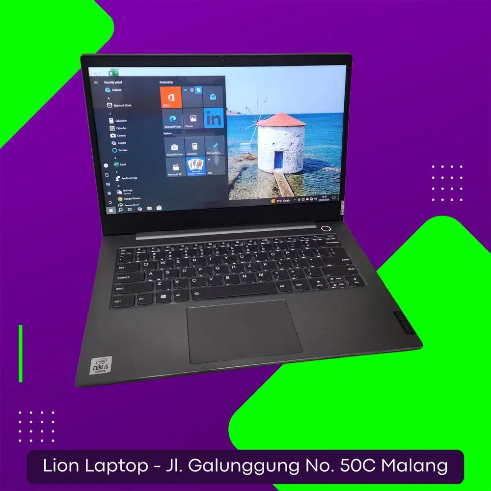 Core i5 Gen 10 SSD 256GB Slim Lenovo Thinkbook 14-IML [11|07]