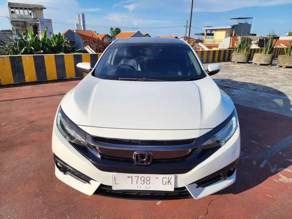 HONDA NEW CIVIC 1.5 ES TURBO PRESTIGE SEDAN 2017 PUTIH ISTIMEWAH