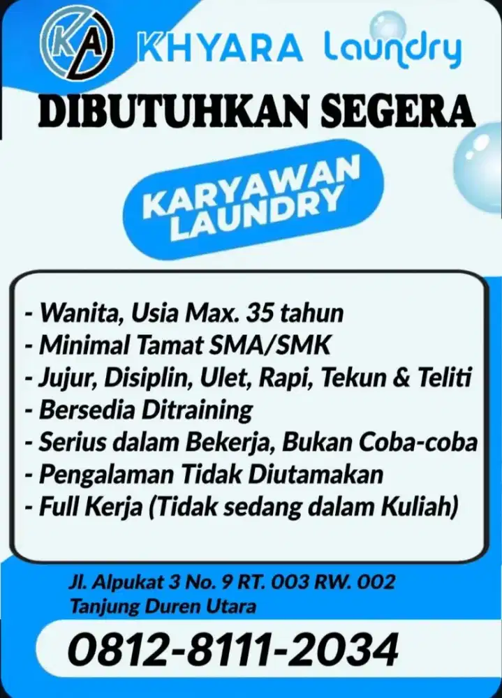 Layanan jsa binatu.