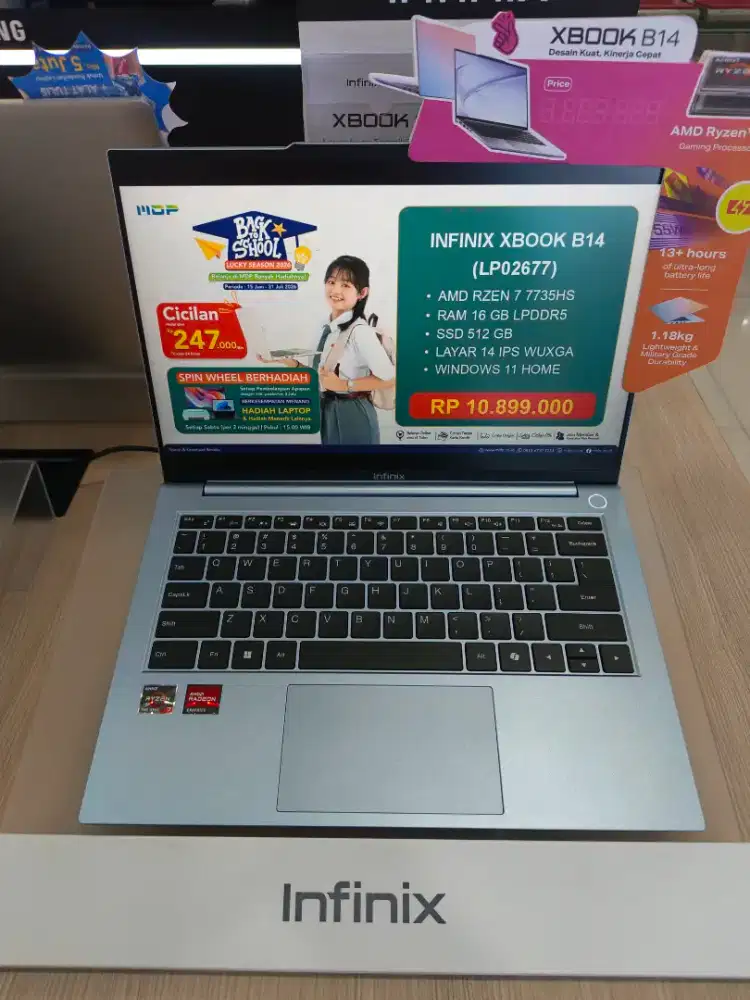 Kredit laptop infinix xbook b14 promo bebas 2x angsuran