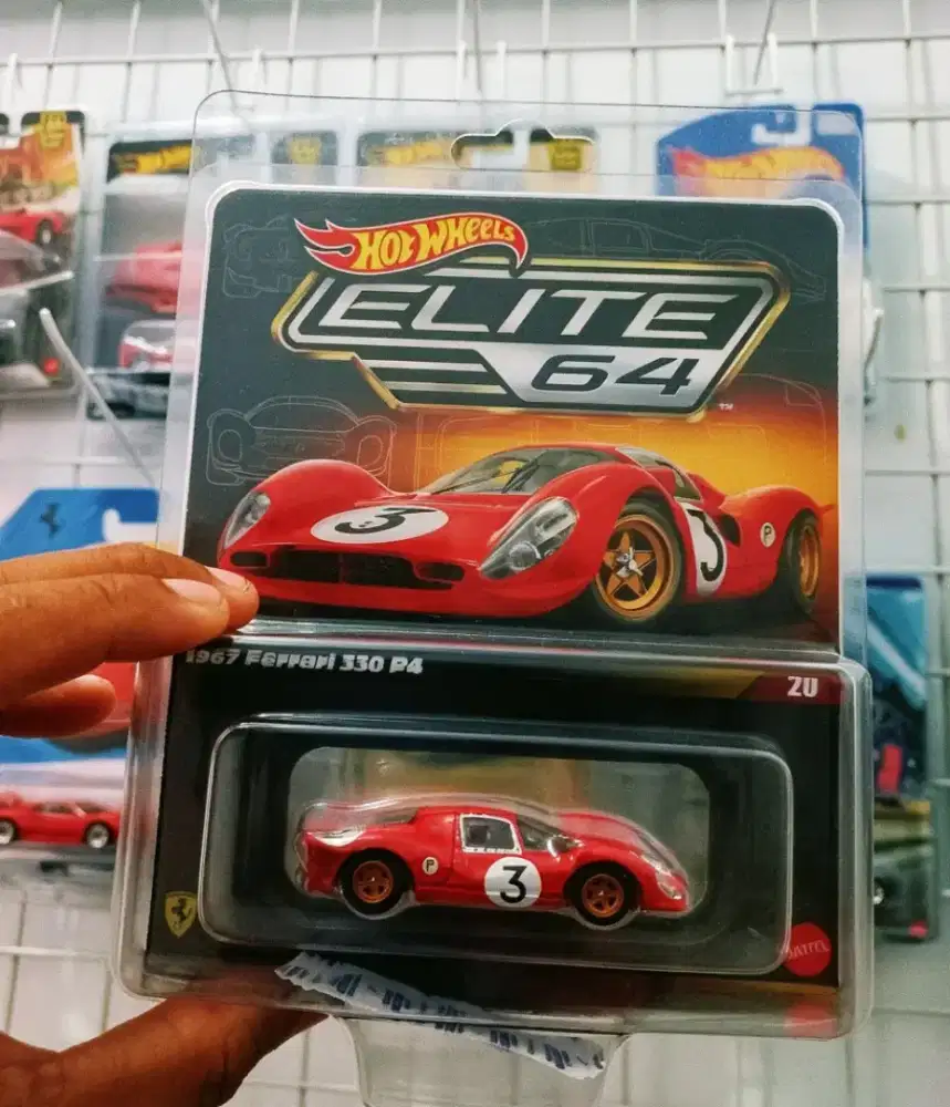 Hot Wheels Elite 64 – 1967 Ferrari 330 P4 No.3  Terbatas Premium