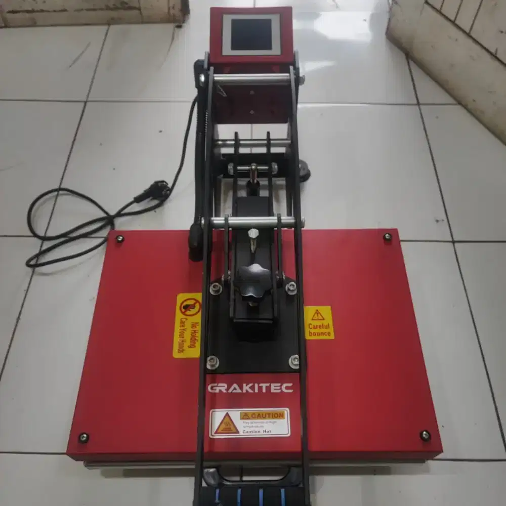 Mesin heat press DTF  sablon kaos