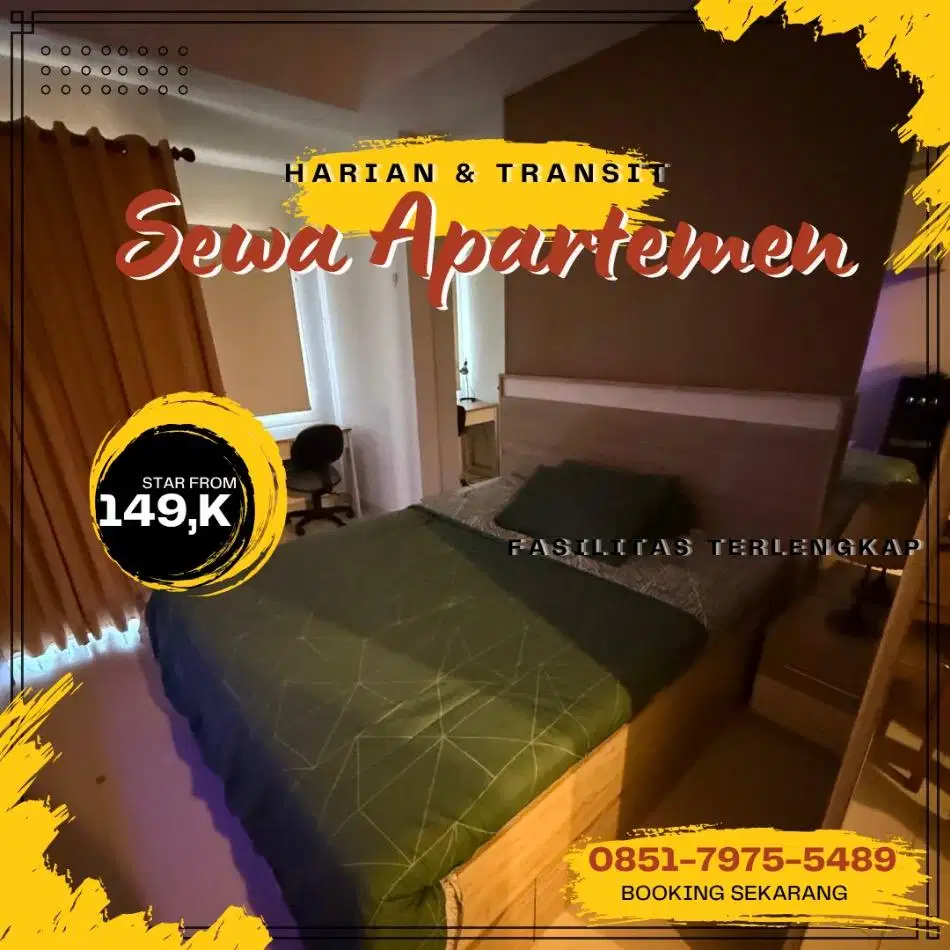 Disewakan Apartemen Grand Kamala Lagoon Bekasi Harian/Transit Termurah