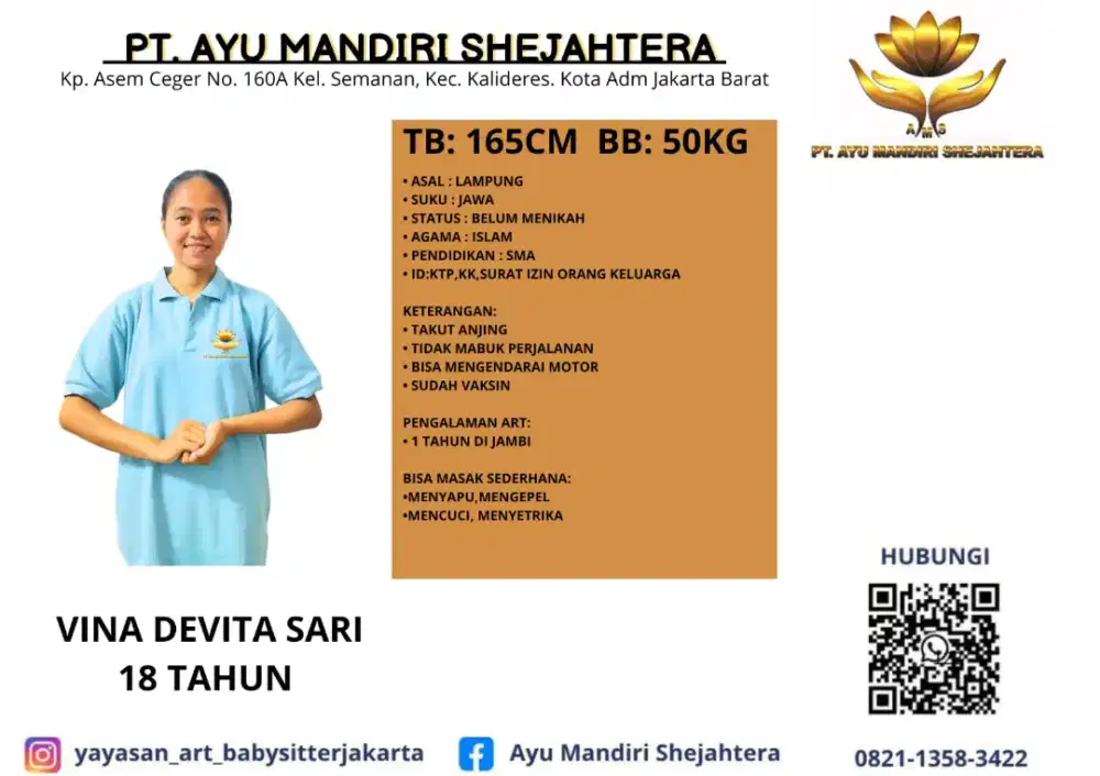PT AYU MANDIRI SHEJAHTERA READY STOK ART DAN SUSTER