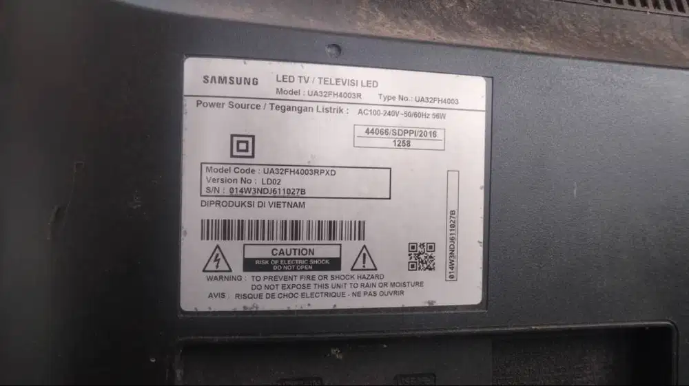 Jual tv lcd mati suara ada original blm pernah service